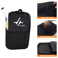 PulseITCase Pickleball Paddle Cover for 2 Paddles & 4 Balls