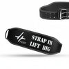 PulseITLift Leather Gym Belt with Adjustable Buckle for Secure Lower Back Support