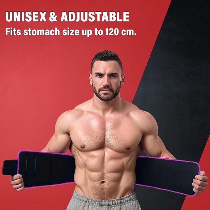 PulseITCoreTrim Sweat Slim Belt for Fat Loss & Workout Support