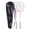 PulseIT Smash Badminton Racket Set – Lightweight Aluminium Frame | High-Tension Strings | 2 Rackets + Full Cover Included | Men, Women & Teens