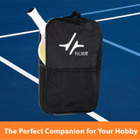 PulseITCase Pickleball Paddle Cover for 2 Paddles & 4 Balls