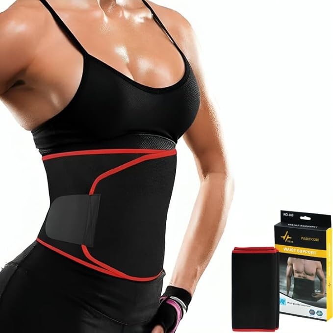 PulseITCoreTrim Sweat Slim Belt for Fat Loss & Workout Support