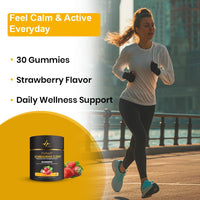 PULSEIT Ashwagandha Elite Gummies | Stress Relief & Sleep Support | Strawberry