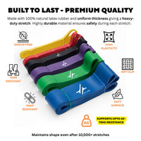 PulseITLoopBand Heavy Resistance Band for Exercise & Stretching, Pull Up Band Suitable in Home & Gym Workout, Power Bands for Men & Women