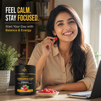 PULSEIT Ashwagandha Elite Gummies | Stress Relief & Sleep Support | Strawberry