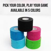 PulseITSportsTape Kinesiology Tape – Waterproof Sports Tape with Holes