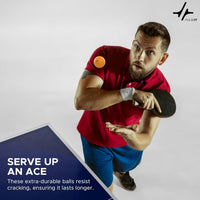 PulseITBounce 40+ 3-Star Table Tennis Balls for Professional Play