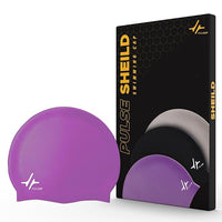PulseITCap Silicone Swimming Cap for Women & Men, Adult, Vibrant Lightweight, Non-Slip, Easy Wear | Removal, Protects Hair