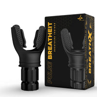 PulseIT BreatheIT Portable Breathing Trainer | Adjustable Resistance Device for Lung Strength