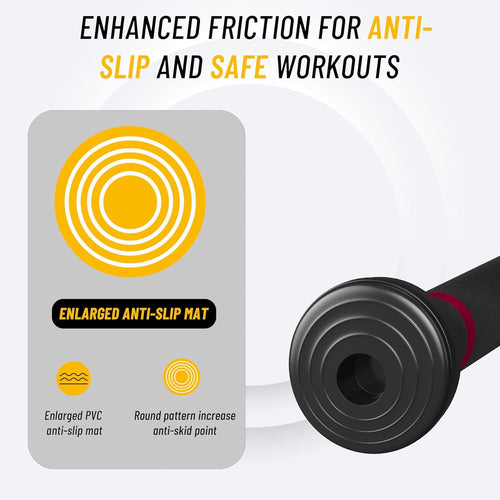 PulseBar Pull Up Bars For Home Workout Max Load 100Kg Chin Up Bar Gym Accessories Door Way Adjustable Hanging Rod Anti-skid Grip, Strength Training Exercise Bar Pullup Bar