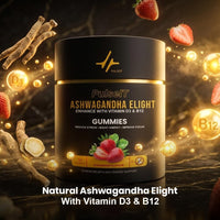 PULSEIT Ashwagandha Elite Gummies | Stress Relief & Sleep Support | Strawberry
