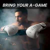 PulseIT Knockout Boxing Gloves – Premium PU Leather | Triple-Density Foam Protection | Thumb Lock & Full Wrist Wrap | Kickboxing, Muay Thai & MMA | Men & Women