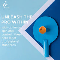 PulseITBounce 40+ 3-Star Table Tennis Balls for Professional Play