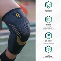 PulseIT ElboX Elbow Support Brace – 4-Way Compression | Breathable & Anti-Slip | Arthritis, Tennis Elbow & Workout Relief | Pack of 2 | M / L / XL