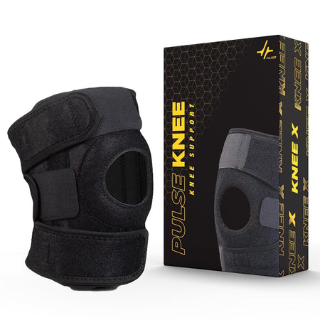 PulseIT Adjustable Knee Brace | Open Patella Compression Support
