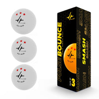 PulseITBounce 40+ 3-Star Table Tennis Balls for Professional Play