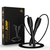 PulseITJump Adjustable Skipping Rope for Men & Women | Speed Jump Rope for Cardio, Weight Loss, Fitness & CrossFit | Tangle-Free, Lightweight & Durable – Ideal for Home & Gym Workouts