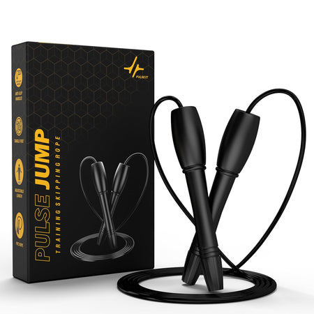 PulseITJump Adjustable Skipping Rope for Men & Women | Speed Jump Rope for Cardio, Weight Loss, Fitness & CrossFit | Tangle-Free, Lightweight & Durable – Ideal for Home & Gym Workouts