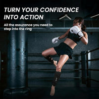 PulseIT Knockout Boxing Gloves – Premium PU Leather | Triple-Density Foam Protection | Thumb Lock & Full Wrist Wrap | Kickboxing, Muay Thai & MMA | Men & Women