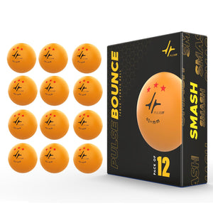 PulseITBounce 40+ 3-Star Table Tennis Balls for Professional Play