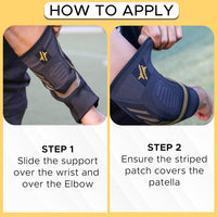 PulseIT ElboX Elbow Support Brace – 4-Way Compression | Breathable & Anti-Slip | Arthritis, Tennis Elbow & Workout Relief | Pack of 2 | M / L / XL