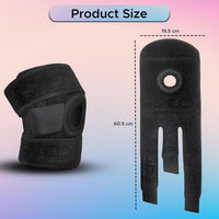 PulseIT Adjustable Knee Brace | Open Patella Compression Support