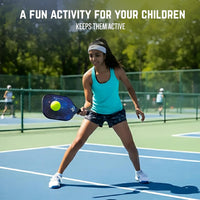 PulseITPaddleSet Pickleball Set with 2 Fiberglass Paddles & 4 Balls