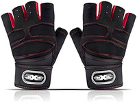 PulseIT GripGloves Pro Weightlifting Gloves – 12" Integrated Wrist Wraps | Full Hand Rubber Padding | Silicone Grip | Breathable Mesh | Men & Women | M / L / XL