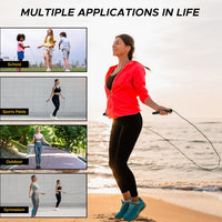 PulseITJump Adjustable Skipping Rope for Men & Women | Speed Jump Rope for Cardio, Weight Loss, Fitness & CrossFit | Tangle-Free, Lightweight & Durable – Ideal for Home & Gym Workouts