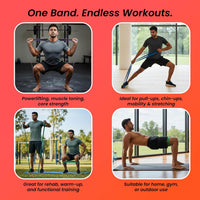 PulseITLoopBand Heavy Resistance Band for Exercise & Stretching, Pull Up Band Suitable in Home & Gym Workout, Power Bands for Men & Women