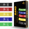 PulseIT Resistance Bands Set | Pack of 5 Loop Bands for Workout, Yoga & Strength Training