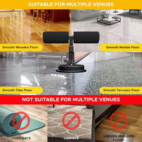 PulseITSit- Sit Up Bar PulseIT PulseSit Sit-Up Bar – Strong Vacuum Suction Base | 4 Adjustable Heights | Padded Foam Grip | Core Trainer for Home Gym | No Assembly Required | 1 Year Warranty