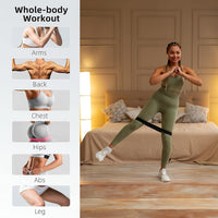 PulseIT Resistance Bands Set | Pack of 5 Loop Bands for Workout, Yoga & Strength Training