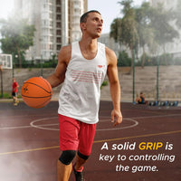 PulseIT BounceX Size 7 Basketball – Enhanced Grip, All-Surface Durability | Indoor & Outdoor | Includes Pump & Needle | Kids, Adults & Athletes