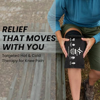 PulseIT Reusable Hot and Cold Gel Pack for Pain Relief | Ice Pack & Heat Therapy Pack for Knee, Back, Shoulder, Neck Pain, Swelling, Injury Recovery | Leak-Proof Flexible Gel Pack