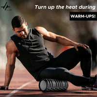 PulseITRoll Foam Roller for Deep Tissue Massager, High Density Exercise Patented Roller for Muscle Massage and Myofascial Trigger Point Release Back Roller for Fitness, Yoga and Pilates