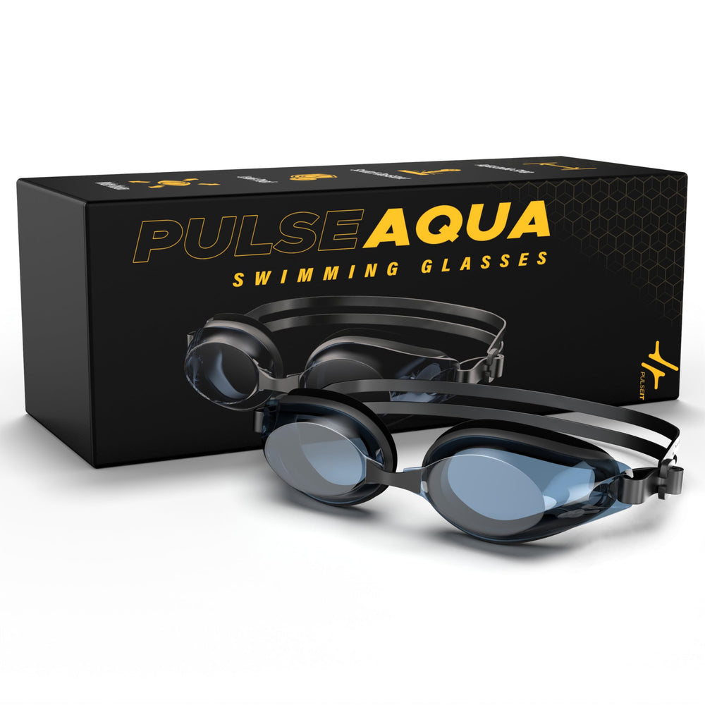 PulseIT Aqua Swim Goggles – Anti-Fog, Leak-Proof & UV Protected | Soft Silicone Seal | Fits Adults, Youth & Kids | Pool, Beach & Open Water