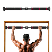 PulseIT PulseBar Pull-Up Bar – No Drilling | Fits Doors 60–100cm | Anti-Skid Foam Grip | Max Load 100kg | Chin-Ups, Pull-Ups & Core Training | Home Gym