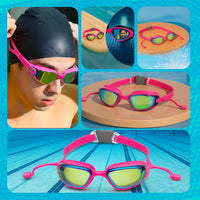 PulseIT Flow Swimming Goggles for Women – Anti-Fog, Leak-Proof & UV Protected | Adjustable Straps | Includes Case & Ear Plugs | Pool, Beach & Open Water