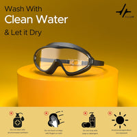 PulseIT Dive Swim Goggles – Wide-Vision Anti-Fog & UV Protected | Soft Silicone Frame | Fits Adults, Youth & Kids | Pool, Beach & Open Water