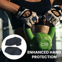 PulseIT HoldGrip Silicone Gym Grip Pads – Anti-Slip & Sweat-Resistant | Protects Palms & Prevents Calluses | Pull-Ups, Dumbbells & Barbells | Pack of 2 | Men & Women