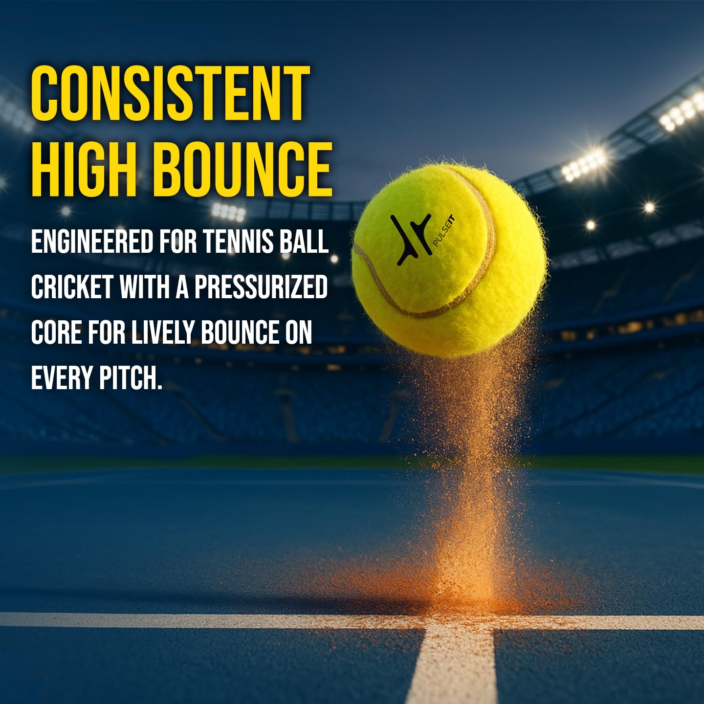 Cricket Balls – Lightweight High-Bounce Practice Balls for Street, Gully & Indoor-Outdoor Cricket | Kids & Adults