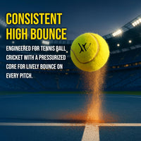 Cricket Balls – Lightweight High-Bounce Practice Balls for Street, Gully & Indoor-Outdoor Cricket | Kids & Adults