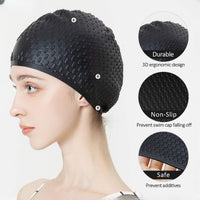 PulseIT CapX Silicone Swim Cap – Fits All Hair Types | Waterproof, Non-Slip & Comfortable | Protects Hair from Chlorine | Men & Women