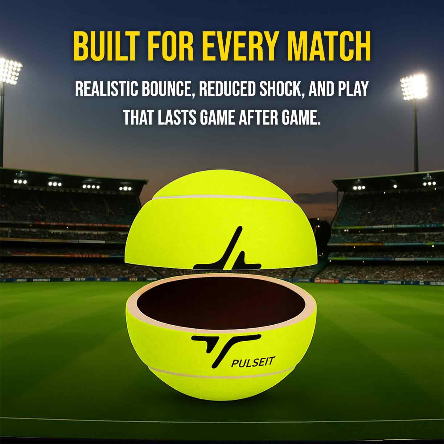 Cricket Balls – Lightweight High-Bounce Practice Balls for Street, Gully & Indoor-Outdoor Cricket | Kids & Adults